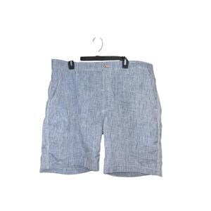 Orvis Men's Lightweight Flat Front Light Blue Shorts Size 40